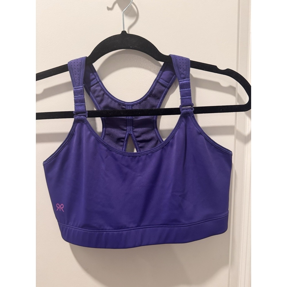 Ruby Ribbon Sport Demiette Bra Style 1905 Full Support Wire Free Size 34